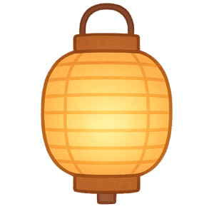 提灯のフリーイラスト素材（背景透過PNG・高解像度）